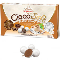 CiocoSoft Cremoso alla Nocciola Crispo Confetti di Cioccolato Cremoso 900 g