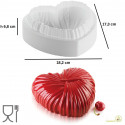 Vendita Stampo Cuore intrecciato Lovely 1200 in silicone di Silikomart