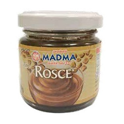Pasta Roscé o Rocher per gelati, creme e torroni, in barattolo da 100 g di Madma.