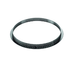 Tarte Ring Round 19xh2 cm Silikomart anello tondo microforato per crostate in termoplastica