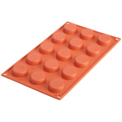 Stampo 15 Mini Tartellette diametro 4,5 cm h 1 cm in silicone da Silikomart