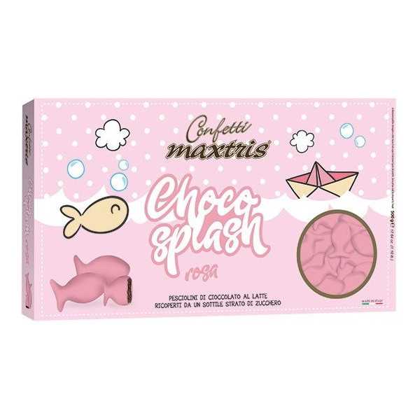 Confetti Stelline Choco Star Rosa 500g Maxtris