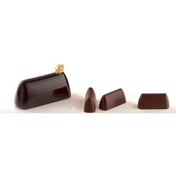 Stampo Cioccolato Gianduiotto da 5 cm o Gianduiotto Grande da 10 cm il Chocogianduia da Silikomart