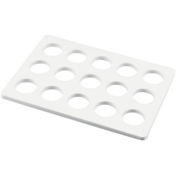 Mini Chablon Silikomart stampo silicone 15 mini chablon tondi da 2,5 cm h 0,5 cm