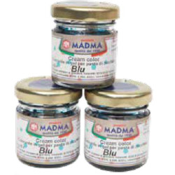 Colorante alimentare in gel blu in barattolino da 25 g, di Madma