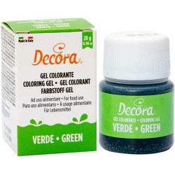 28 g Colorante alimentare in gel Verde Decora