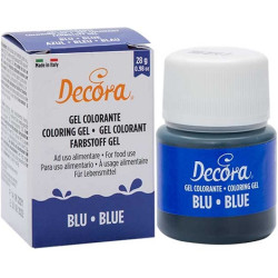 28 g Colorante alimentare in gel Blu Decora