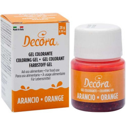 28 g Colorante alimentare in gel arancione o giallo uovo Decora