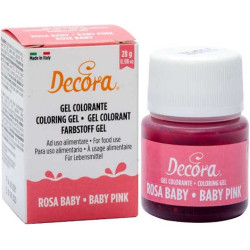 28 g Colorante alimentare in gel Rosa Decora