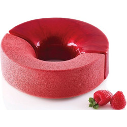 Stampo Incontro 750 Silikomart: stampo ciambella in silicone 16 x h 5 cm con separatore in plastica