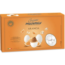 Maxtris arancia: confetti bianchi 1 Kg ideali per confettata