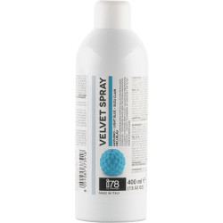 400 ml di colorante alimentare spray azzurro vellutato, Velvet Spray Light Blue linea i-78 di Silikomart