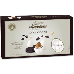 Maxtris Dark Cookie confetti bianchi 1 Kg