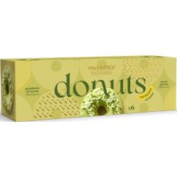 Maxtris Donuts Pistacchio 6 ciambelle verdi da 35 g