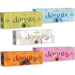 Kit Maxtris Donuts assortiti 30 ciambelle colorate da 35 g