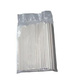 Sticks easypop Silikomart: set 50 bastoncini bianchi in carta per lollipops e cake pop da 15,2 cm