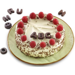 Choco ABC Silikomart stampo in silicone lettere di cioccolato