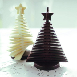 3D Tree Choc Silikomart kit stampo silicone albero di natale 3D di cioccolato