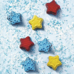 Choco Winter Star Silikomart SCG45: stampo silicone cioccolatini stelle invernali o natalizie