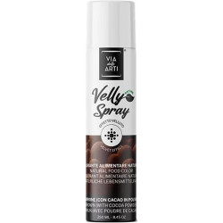 Velly Natural Cocoa da 250 ml: colorante alimentare spray color cacao vellutato di Via delle Arti da Volcke Aerosol