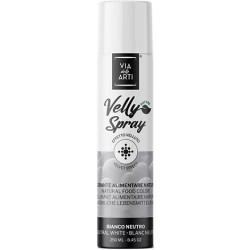 Velly Natural Neutral da 250 ml: colorante alimentare spray color bianco neutro vellutato di Via delle Arti da Volcke Aerosol