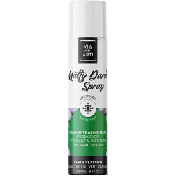 Matty Dark Classic Green colorante alimentare spray verde classico opaco da 250 ml di Via delle Arti da Volcke Aerosol