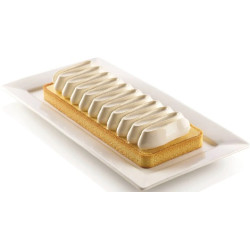 Kit tarte nouvelle vague Silikomart anello rettangolare e stampo silicone crostata nuova onda