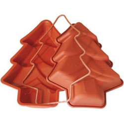 Christmas Tree Silikomart stampo silicone albero o pino natalizio 280x220 h 40 mm