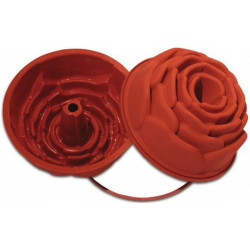 Rose Silikomart stampo silicone con anello per torte rose da 22x10 cm