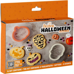 Halloween Monsters Decora o mostri di halloween set 2 tagliapasta e 4 stencil