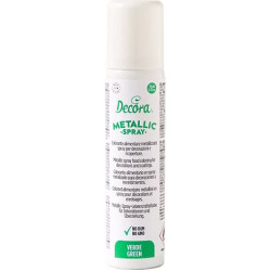 Spray verde metallizzato da 75 ml di Decora: colorante verde spray alimentare