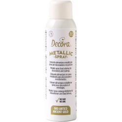 Spray oro antico metallizzato da 150 ml di Decora: colorante oro antico spray alimentare