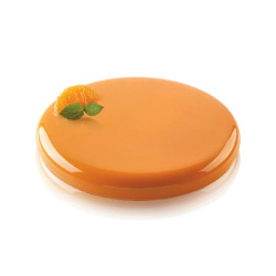 Decor Round 400 Silikomart: stampo silicone per decoro per torta tonda da 16 x h 2 cm