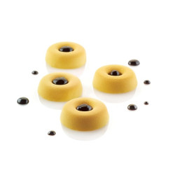 Mini savarin Silikomart stampo silicone nero SQ033 sessantaquaranta 40 mini-savarin ø41 h 12 mm