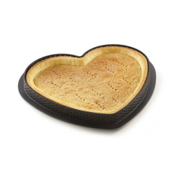 Tarte Ring amore 205x190xh20 mm Silikomart anello microforato per crostata cuore