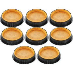 Tarte Ring Round ø7xh2 cm Silikomart anello microforato crostatina tonda set 8 pz