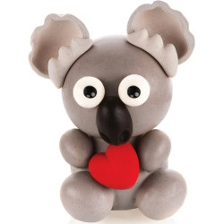 Kit koala da Silikomart: set 4 stampi termoformati per koala 3D di cioccolato di 15,5x11,6xh16 cm