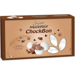 Chock Bon Bianco confetti bianchi Maxtris da 900 g