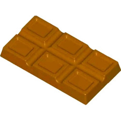 Mini tavoletta da 10 g: stampo in policarbonato per mini blocco cioccolato da 55x30xh6,3 mm