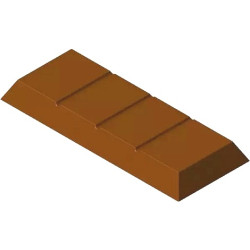 Tavoletta di Modica 100 g: stampo in policarbonato per tavolette di cioccolato 137,5x55xh13 mm