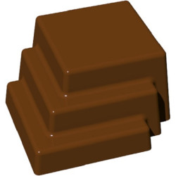 Cioccolatino tris di quadri da 12 g: stampo in policarbonato per 15 cioccolatini di dimensioni 30,6x30,6xh16 mm