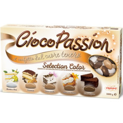 Ciocopassion Selection Color marroncini Crispo: confetti color marrone sfumati da 1 Kg