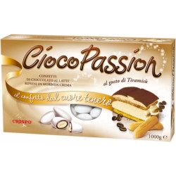 Ciocopassion tiramisù Crispo: confetti bianchi da 1 Kg