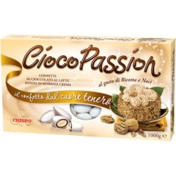 Ciocopassion ricotta e noci Crispo confetti bianchi 1 Kg